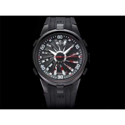 Turbine Xl A4052/1 Automatic Mens Watch Vegas Limited Edition Casino TWF DLC Black Poker Rotating Dial Rubber