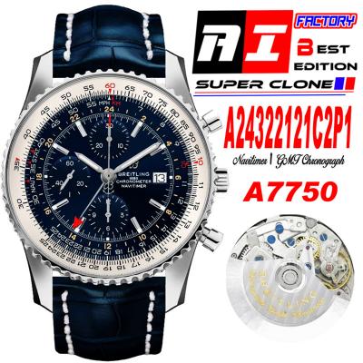 A24322121 Navitimer 1 World GMT A7750 Automatic Ch...