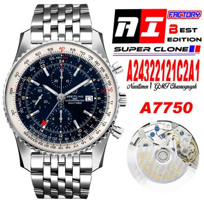 A24322121 Navitimer 1 World GMT A7750 Automatic Ch...