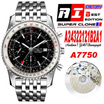 A24322121 Navitimer 1 World GMT A7750 Automatic Ch...