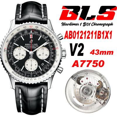 AB0121211B1X1 Navitimer A7750 Automatic Chronograp...