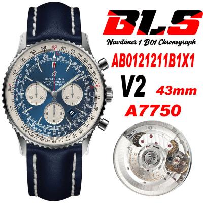 AB0121211B1X1 Navitimer A7750 Automatic Chronograp...