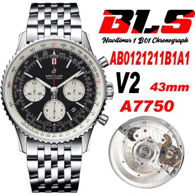 AB0121211B1X1 Navitimer A7750 Automatic Chronograp...