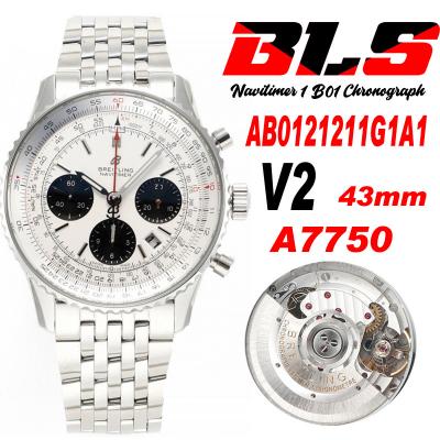 AB0121211B1X1 Navitimer A7750 Automatic Chronograp...