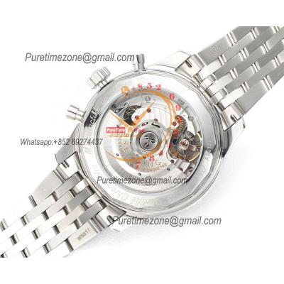 AB0121211B1X1 Navitimer A7750 Automatic Chronograph Mens Watch 43mm White Dial SS Bracelet  Best Edition V2