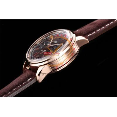 Premier B01 RB0118 A7750 Automatic Chronograph Mens Watch Best Edition BLSF Rose Gold Brown Dial Brown Leather V2