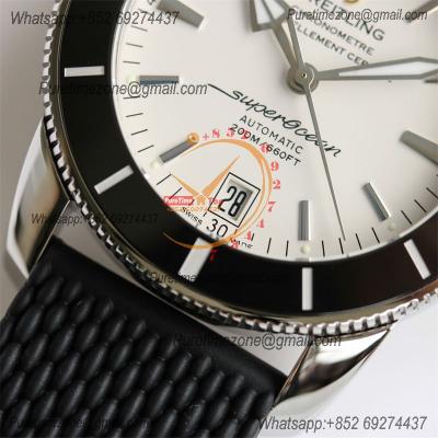 Heritage Automatic AB2010121 42 A2824 Automatic Mens Watch Best Edition BLSF White Dial Black Rubber Strap