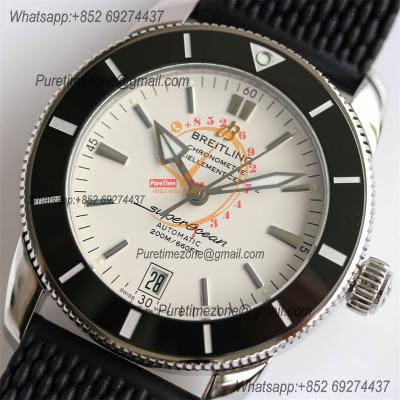 Heritage Automatic AB2010121 42 A2824 Automatic Mens Watch Best Edition BLSF White Dial Black Rubber Strap