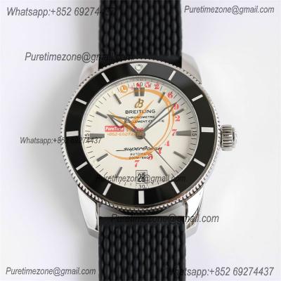 Heritage Automatic AB2010121 42 A2824 Automatic Mens Watch Best Edition BLSF White Dial Black Rubber Strap