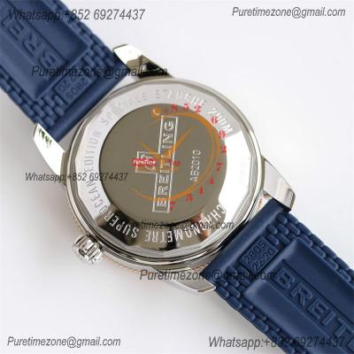 Heritage Automatic UB2010161 42 A2824 Automatic Mens Watch Best Edition BLSF Two Tone RG Blue Dial Rubber Strap