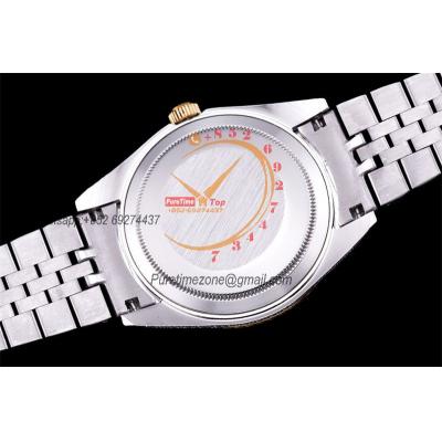 Datejust A2824 Automatic Mens Watch Best Edition ZYF TTYG Paved Diaomond Stick Dial Fully Ice Out 904L Steel Bracelet