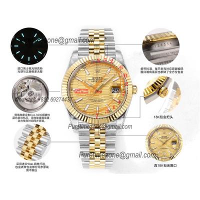 Datejust VR3235 Automatic Mens Watch Best Edition ZQF 41 SS/YG Gold Wrapped Textured Stick Dial 904L SS Jubilee Bracelet