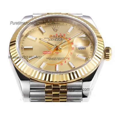 Datejust VR3235 Automatic Mens Watch Best Edition ZQF 41 SS/YG Gold Wrapped Gold Stick Dial 904L SS Jubilee Bracelet