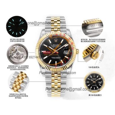 Datejust VR3235 Automatic Mens Watch Best Edition ZQF 41 SS/YG Gold Wrapped Black Stick Dial 904L SS Jubilee Bracelet