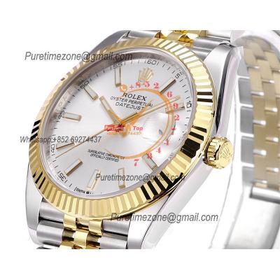 Datejust VR3235 Automatic Mens Watch Best Edition ZQF 41 SS/YG Gold Wrapped Silver Stick Dial 904L SS Jubilee Bracelet