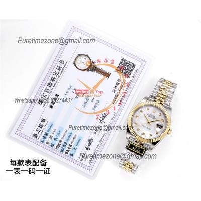 Datejust VR3235 Automatic Mens Watch Best Edition ZQF 41 SS/YG Gold Wrapped MOP Diamonds Dial 904L SS Jubilee Bracelet