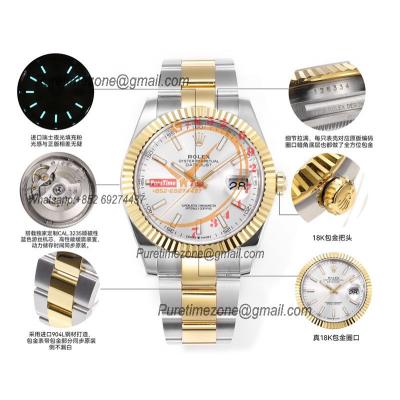 Datejust VR3235 Automatic Mens Watch Best Edition ZQF 41 SS/YG Gold Wrapped Silver Stick Dial 904L SS Oyster Bracelet