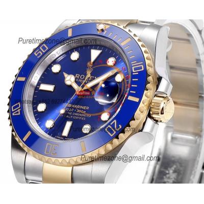 Submariner 116613 VR3135 Automatic Mens Watch Best Edition ZQF V2 40 Gold Wrapped Blue Dial 904L SS Oyster Bracelet