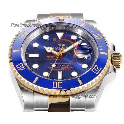 Submariner 116613 VR3135 Automatic Mens Watch Best Edition ZQF V2 40 Gold Wrapped Blue Dial 904L SS Oyster Bracelet