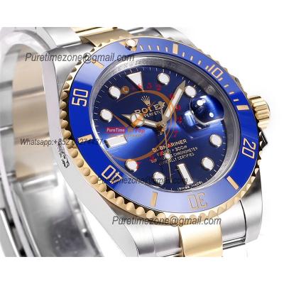 Submariner 116613 VR3135 Automatic Mens Watch Best Edition ZQF V2 40 Gold Wrapped Blue Dial 904L SS Oyster Bracelet