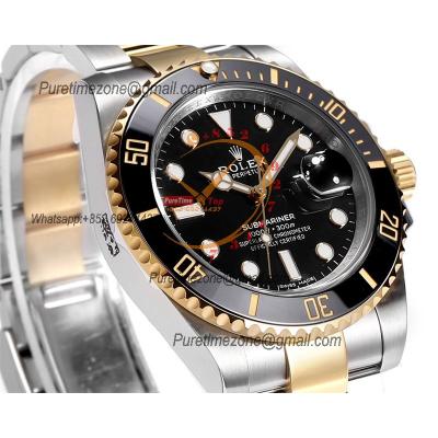 Submariner 116613 VR3135 Automatic Mens Watch Best Edition ZQF V2 40 Gold Wrapped Black Dial 904L SS Oyster Bracelet