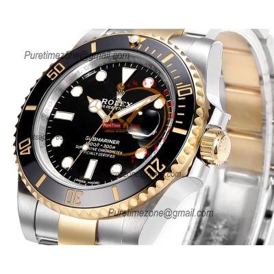 Submariner 116613 VR3135 Automatic Mens Watch Best Edition ZQF V2 40 Gold Wrapped Black Dial 904L SS Oyster Bracelet