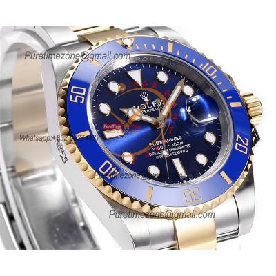 Submariner 116613 VR3235 Automatic Mens Watch Best Edition ZQF V2 41 Gold Wrapped Blue Dial 904L SS Oyster Bracelet