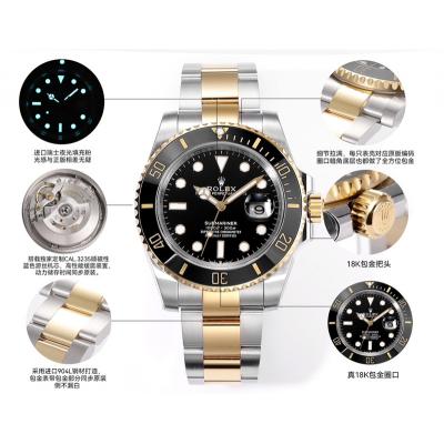 Submariner 116613 VR3235 Automatic Mens Watch Best...