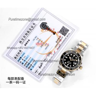 Submariner 116613 VR3235 Automatic Mens Watch Best Edition ZQF V2 41 Gold Wrapped Black Dial 904L SS Oyster Bracelet