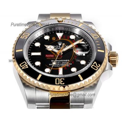 Submariner 116613 VR3235 Automatic Mens Watch Best Edition ZQF V2 41 Gold Wrapped Black Dial 904L SS Oyster Bracelet