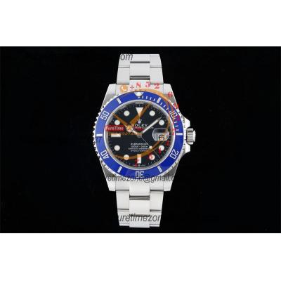 Submariner 116619LB VR3235 Automatic Mens Watch Smurfs Best Edition HKF 41 Black Dial 904L SS Oyster Bracelet