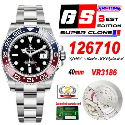 GMT Master II 126710 Pepsi VR3186 Automatic Mens W...