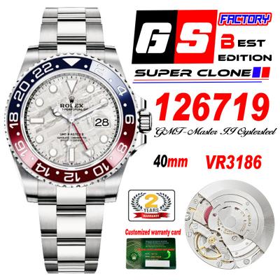 GMT Master II 126710 Pepsi VR3186 Automatic Mens W...