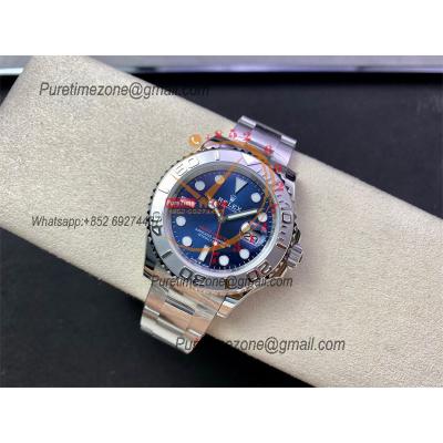 Yacht-Master 126622 A2836 Automatic Mens Watch Best Edition GSF Blue Dial Dial 904L SS Oyster Bracelet