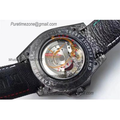 GMT Master II 126710 VR3186 Automatic Mens Watch Best Edition DIWF Carbon Case Graffiti Dial Black Nylon Strap