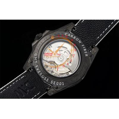 GMT Master II 126710 VR3186 Automatic Mens Watch Best Edition DIWF Carbon Case Meteorites Dial Black Nylon Strap