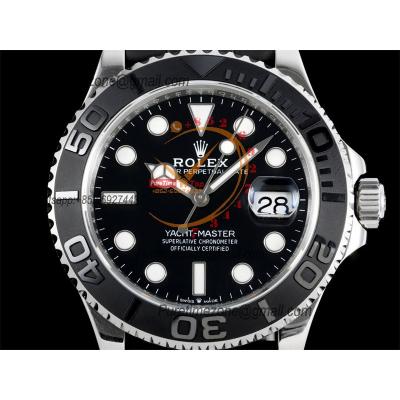 Yacht-Master 42mm 226658 SA3235 Automatic Mens Watch Best Edition DIWF 3D Ceramic Bezel Black Dial Oysterflex Strap