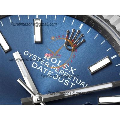 Datejust 36 126234 SA3235 Automatic Mens Watch Best Edition DIWF Blue Stick Dial 904L Oyster Steel Bracelet