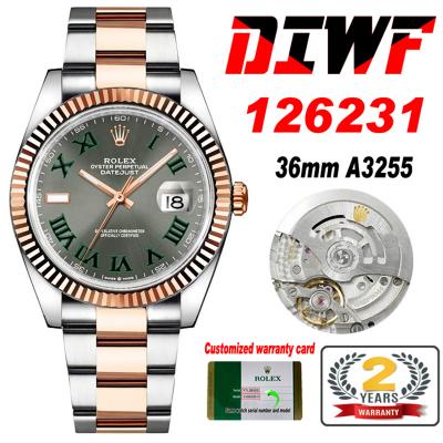 Datejust 36 126231 Wimbledon SA3235 Automatic Mens...