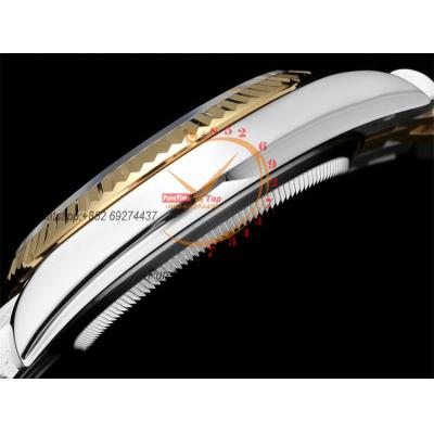 Datejust 36 126233 SA3235 Automatic Mens Watch Best Edition DIWF SS/YG White Stick Dial 904L SS Jubilee Bracelet