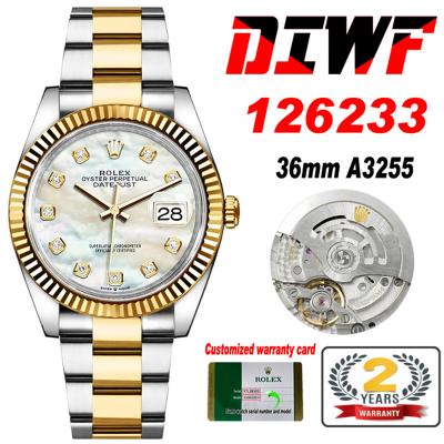 Datejust 36 126233 SA3235 Automatic Mens Watch Bes...