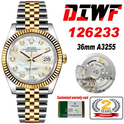 Datejust 36 126233 SA3235 Automatic Mens Watch Bes...