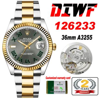 Datejust 36 126233 Wimbledon SA3235 Automatic Mens...