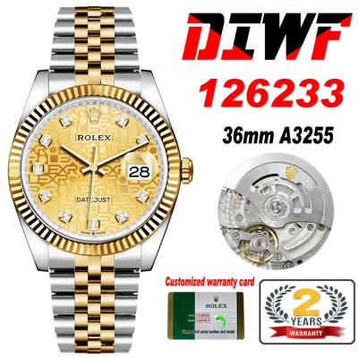 Datejust 36 126233 SA3235 Automatic Mens Watch Bes...