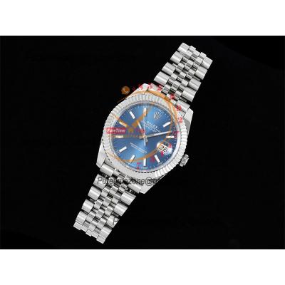 Datejust 41 126334 SA3235 Automatic Mens Watch Best Edition DIWF Blue Stick Dial 904L SS Jubilee Bracelet