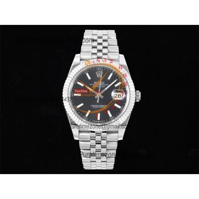 Datejust 41 126334 SA3235 Automatic Mens Watch Best Edition DIWF Black Stick Dial 904L SS Jubilee Bracelet