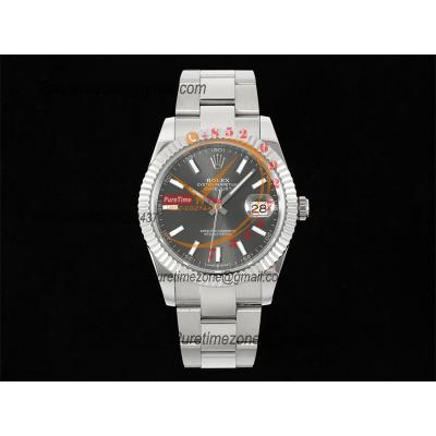 Datejust 41 126334 SA3235 Automatic Mens Watch Best Edition DIWF Gray Stick Dial 904L SS Oyster Bracelet