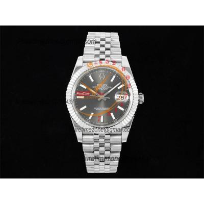 Datejust 41 126334 SA3235 Automatic Mens Watch Best Edition DIWF Gray Stick Dial 904L SS Jubilee Bracelet