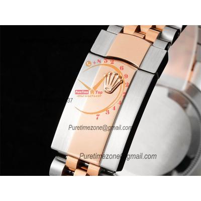 Datejust 41 126331 Wimbledon SA3235 Automatic Mens Watch Best Edition DIWF SS/RG Gray Roman Dial 904L Jubilee Bracelet