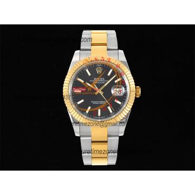 Datejust 41 126333 SA3235 Automatic Mens Watch Best Edition DIWF SS/YG Black Stick Dial 904L SS Oyster Bracelet